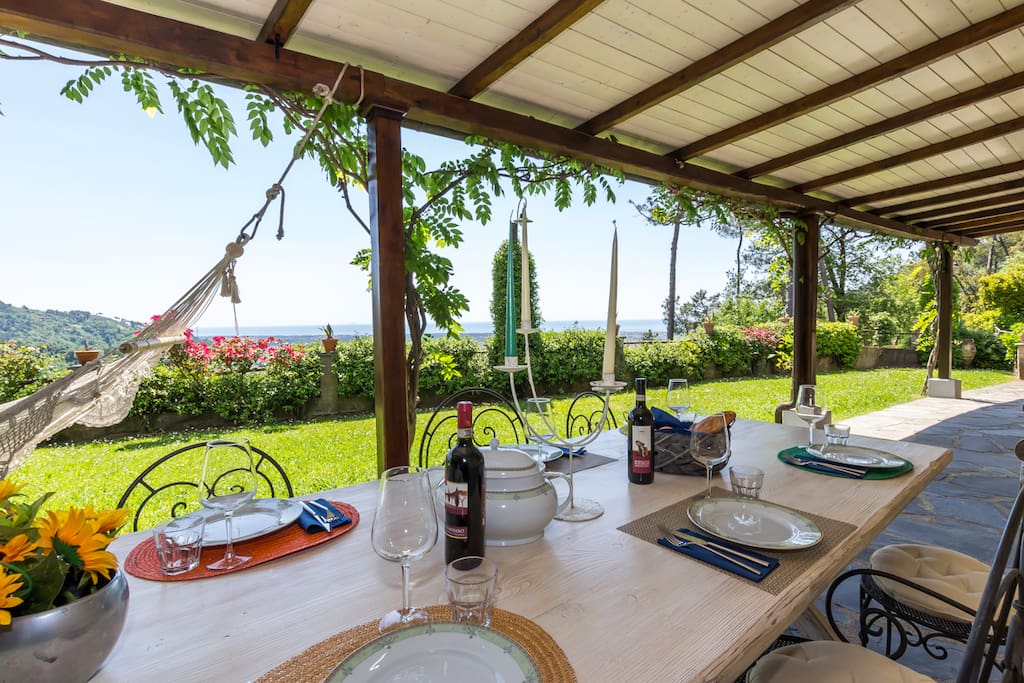 Dining area outside