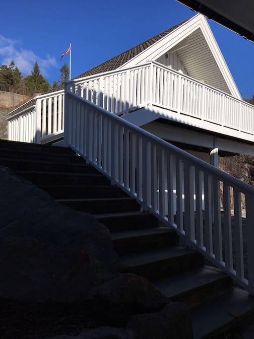 Staircase to the apartment