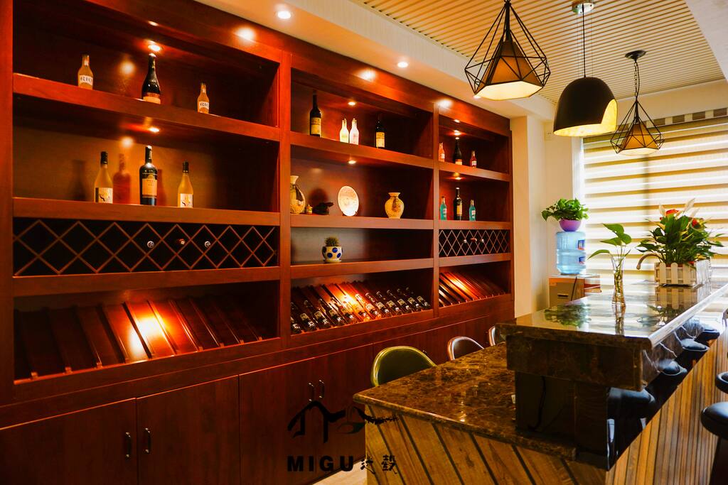 迷毂·吧台及酒柜实拍展示