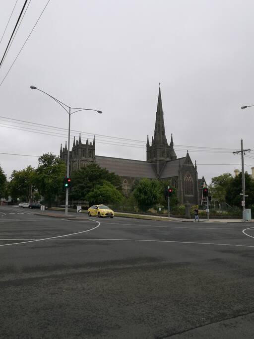 Across the Road the famous St Mary's