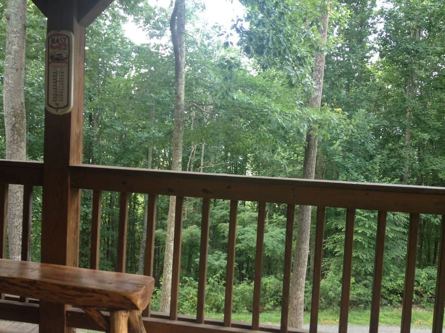 Your view from the front deck