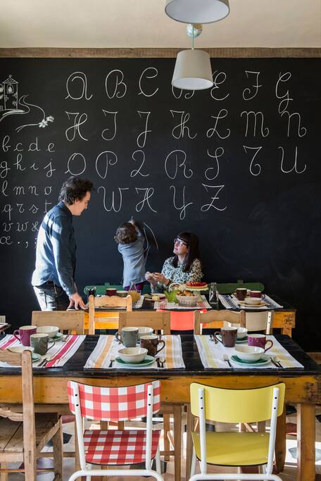 La sala colazioni / The breakfast room