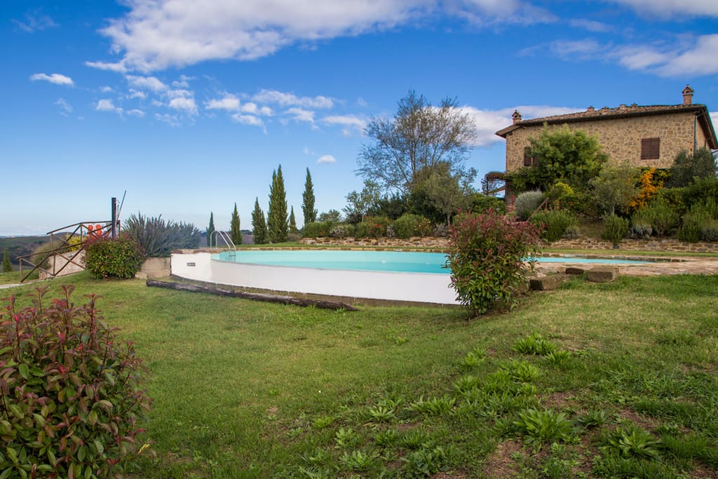 Il Podere e la piscina