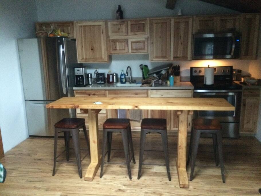 Newly remodeled kitchen.
