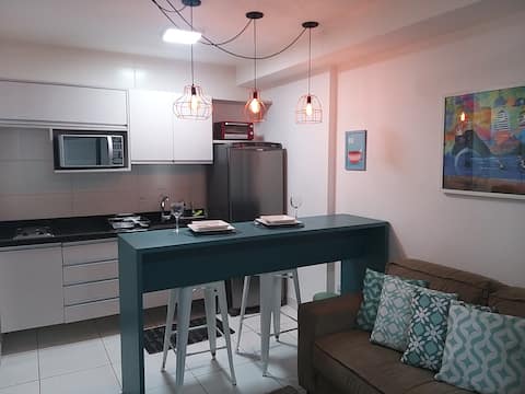 Beautiful Studio Central 1606B with garage space.