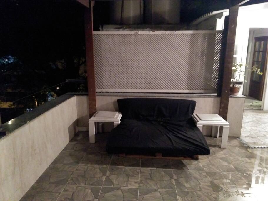 Varanda para relaxar