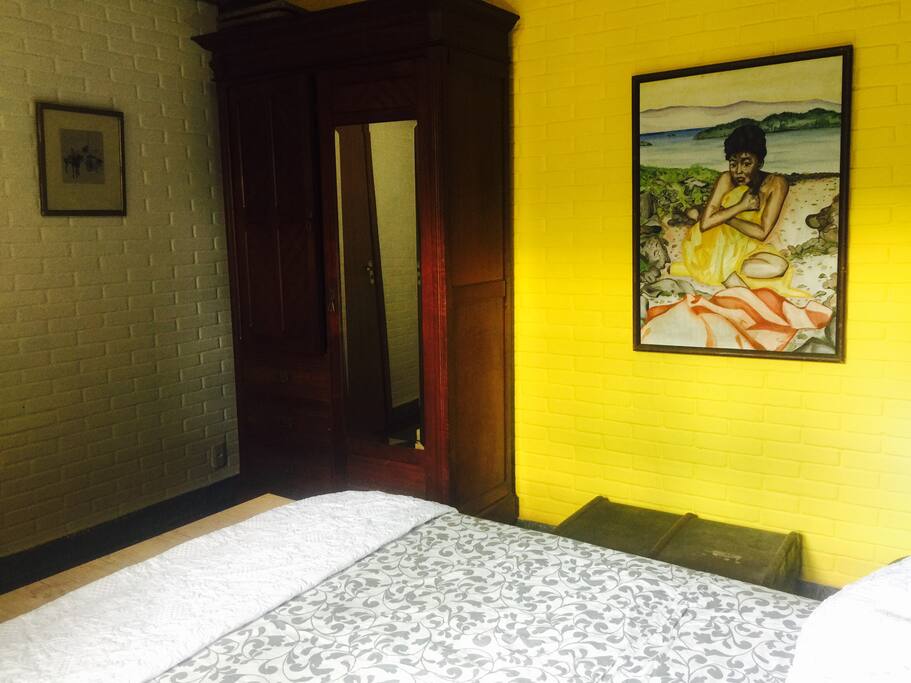 African Brazilian decoration with french antic fournitures XIX.