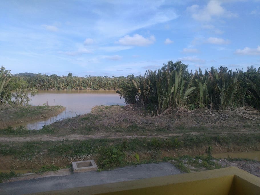 Kemaman River view from balcony