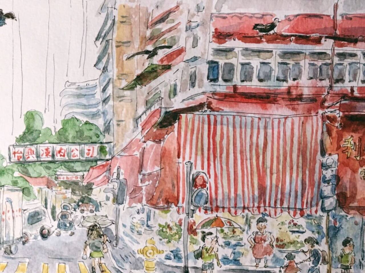 默默手绘香港 感受街市独有的生活气息 香港旅游攻略 尽在airbnb爱彼迎