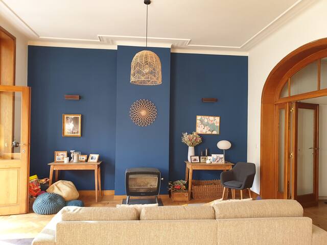 Grand appartement avec jardin