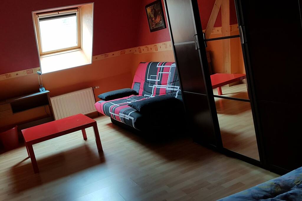 Grande chambre 4 couchages.