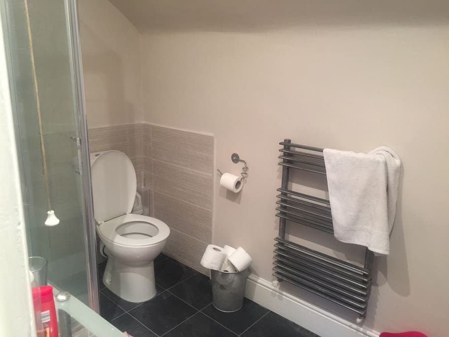 Guest shower room next to guest room. For your private use.