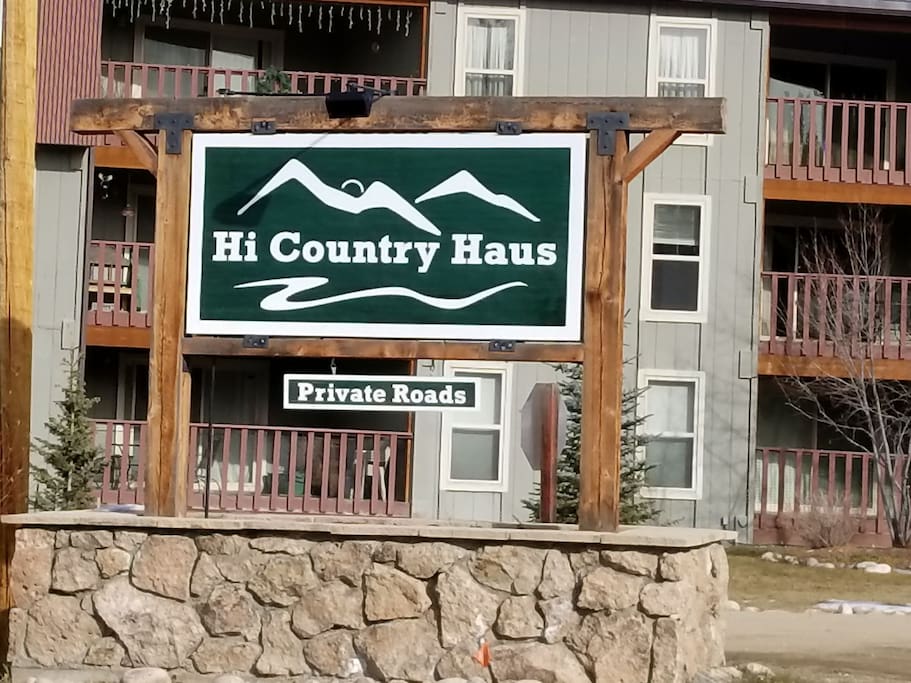 community entrance sign