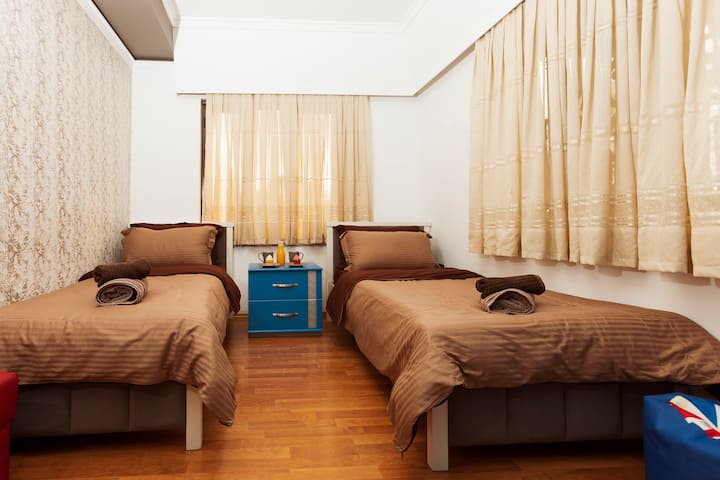 Second floor / room no. 3 • two single beds • for 2 persons • air conditioner