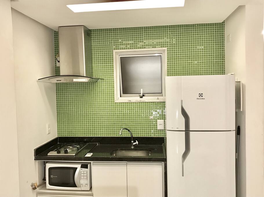Super cozinha para preparar uma refeição rápida