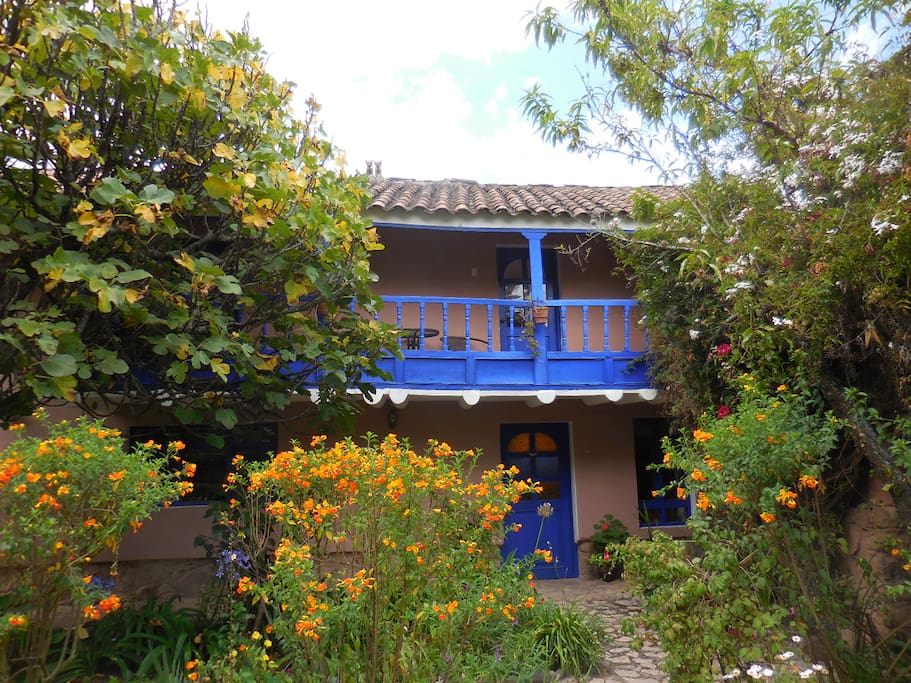 Cottage entrance is inside the property "Kay Pacha".