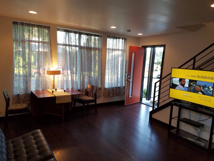 Living room looking towards entrance