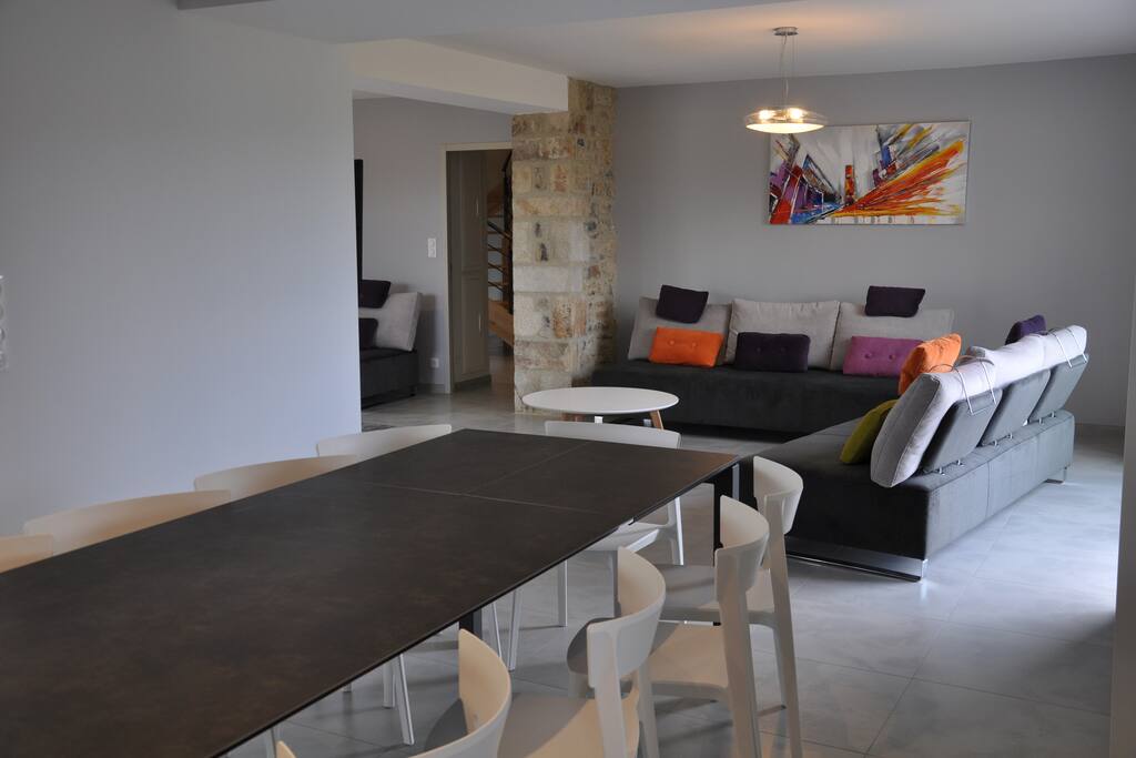 Coin jour repas et salon