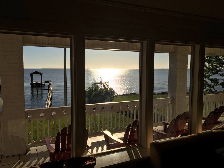 View from living room