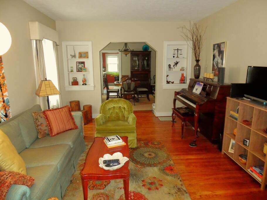 A view through the house