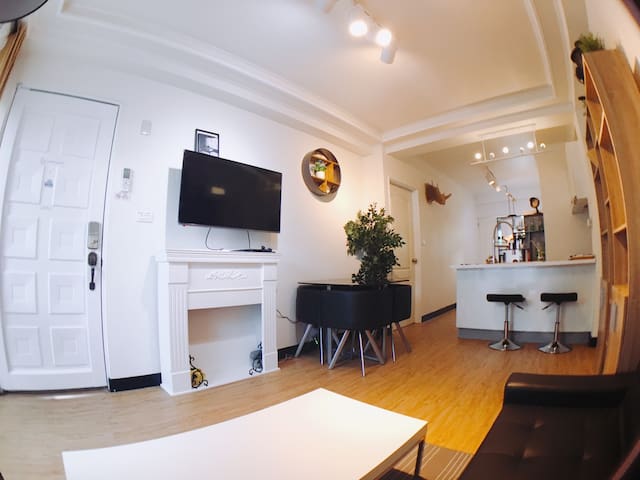 Green Life 2~6人入住、獨立房源低樓層健身寓,三房二廳,近赤崁樓.國華美食街.美術館