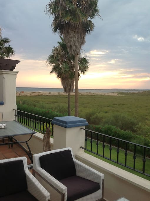 View from the balcony