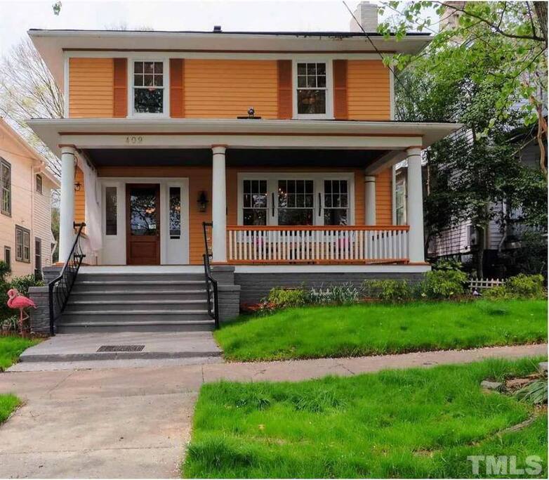 Lovely front porch to sit and watch the world go by