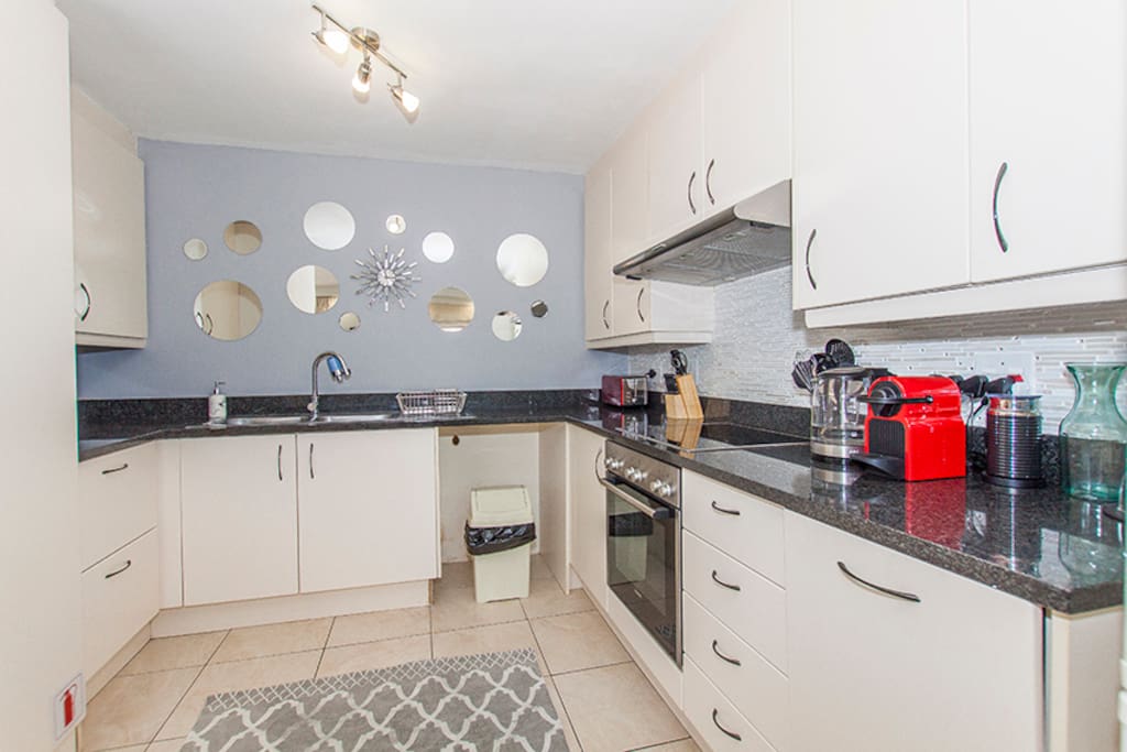 Kitchen with Nespresso coffee machine