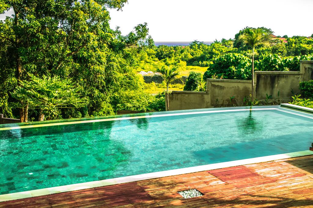 Poolside view