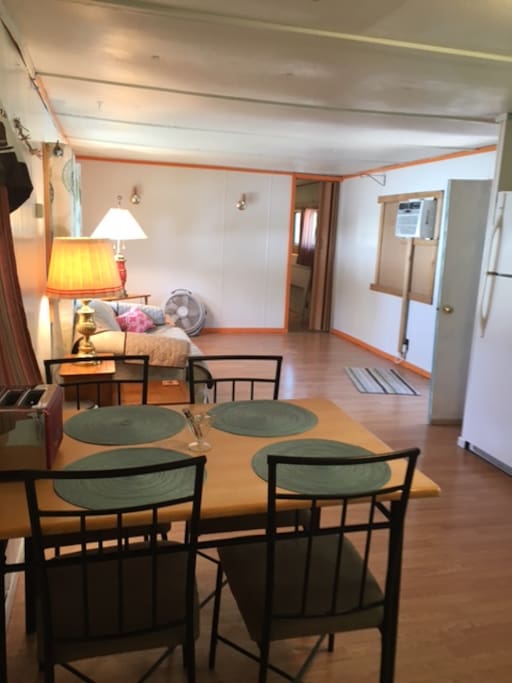 Dining/Living Room looking from hallway.