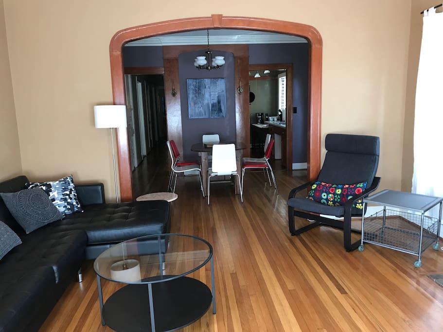 Living and Dining areas