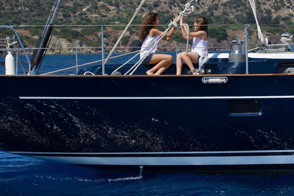 Plenty of outdoor spaces enjoying the water surrounding the yacht