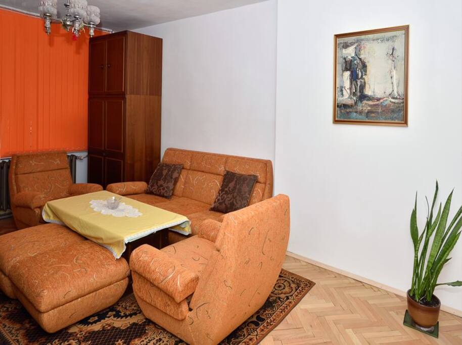 Cosy living room to rest in after long tour of the city :)