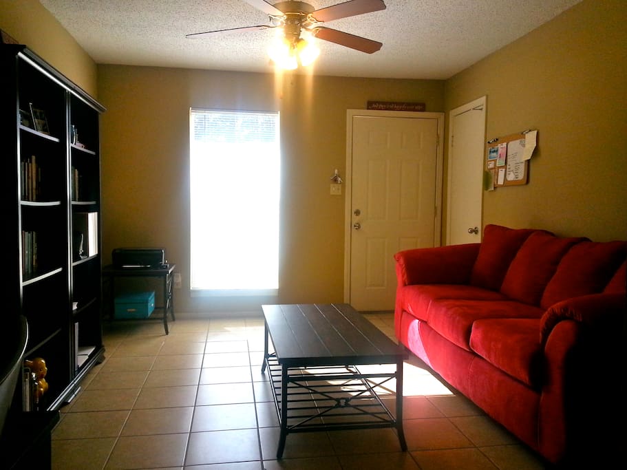 The living room