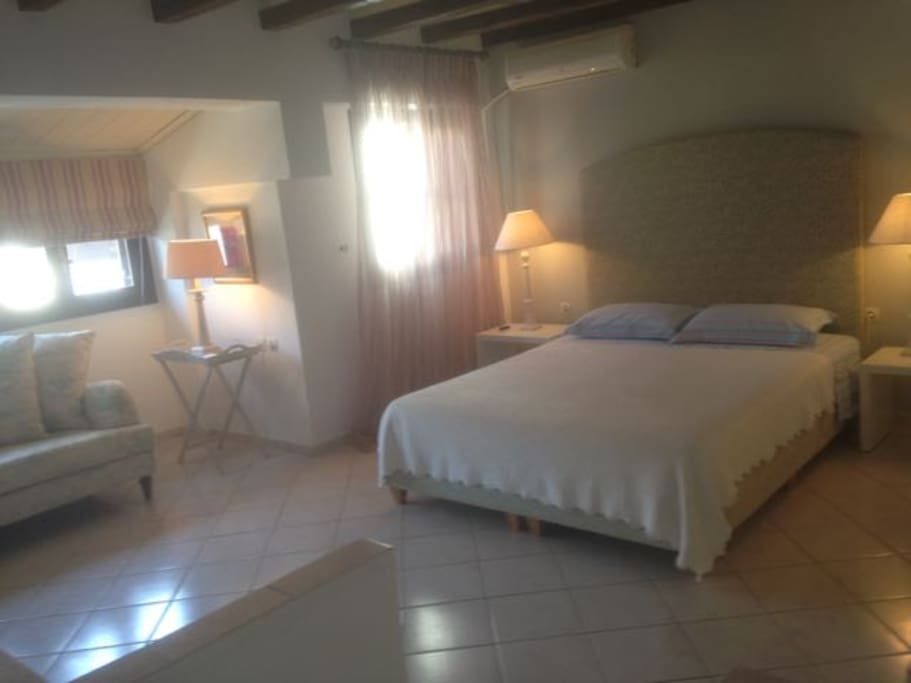Mezzanine, double bed