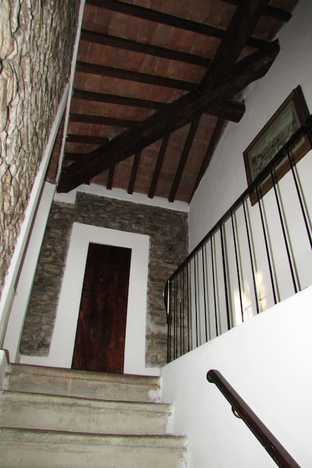Up the stairs...