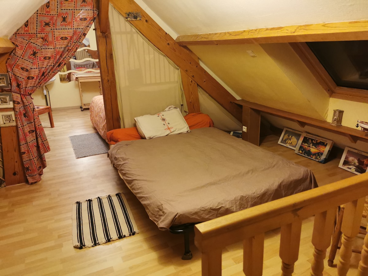 Primera habitación del alto pasante para acceder a la segunda 