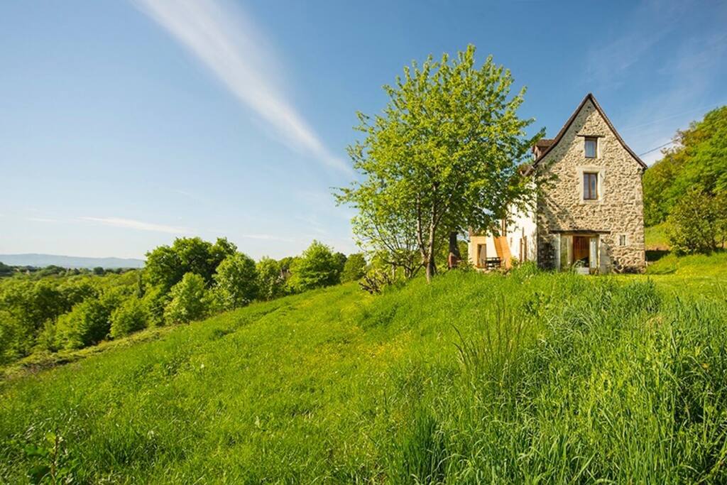 la maison vue de l'est