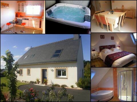 Coastalside villa with relaxation room (jacuzzi)
