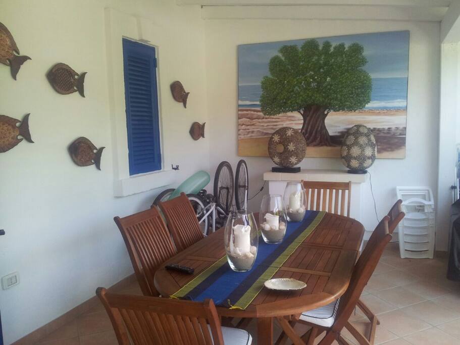 Tavolo in veranda