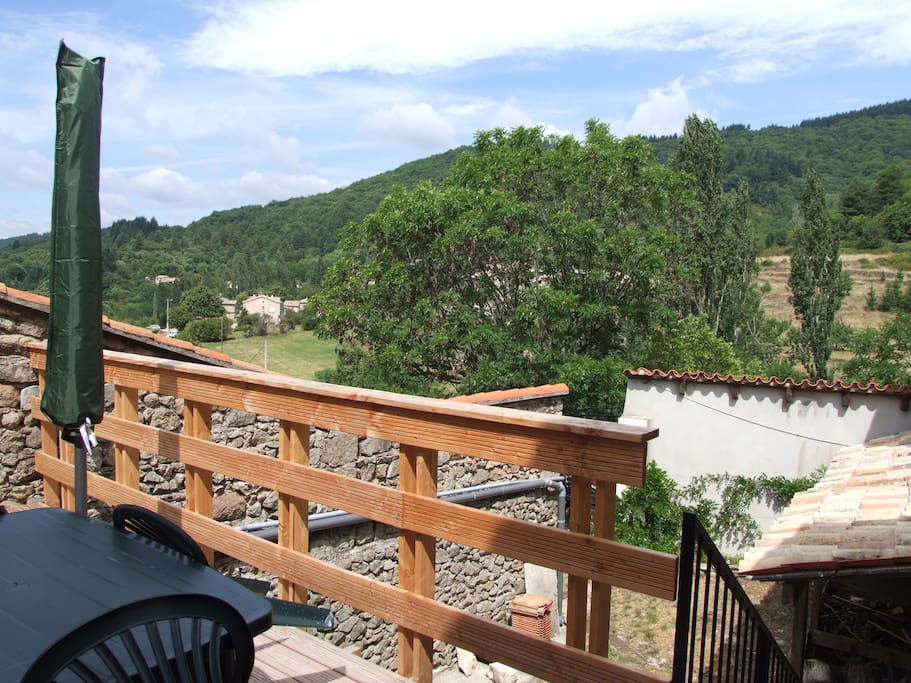 The view from the terrace