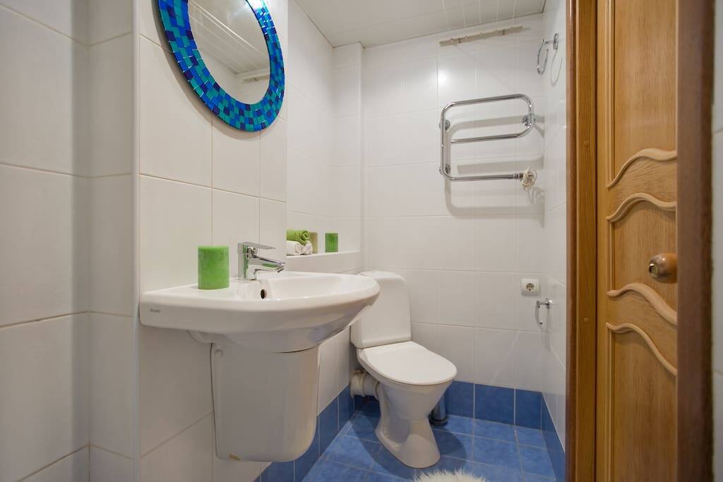 The bathroom on the second floor