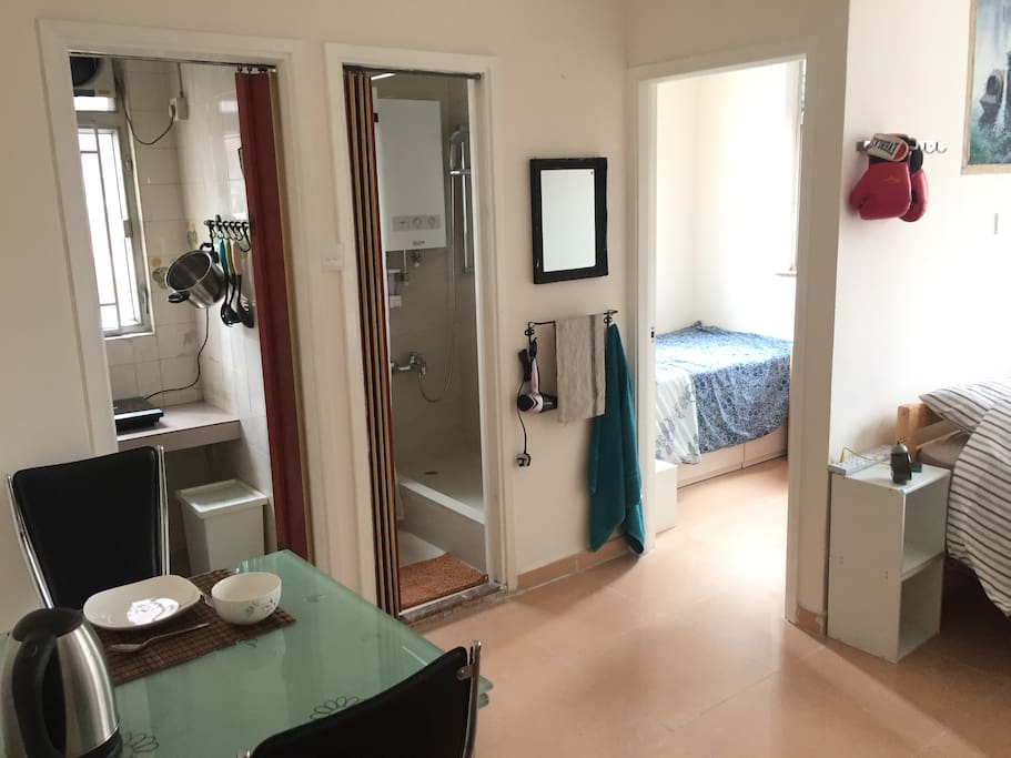 Dining Table and Chairs, Kitchen and Bathroom