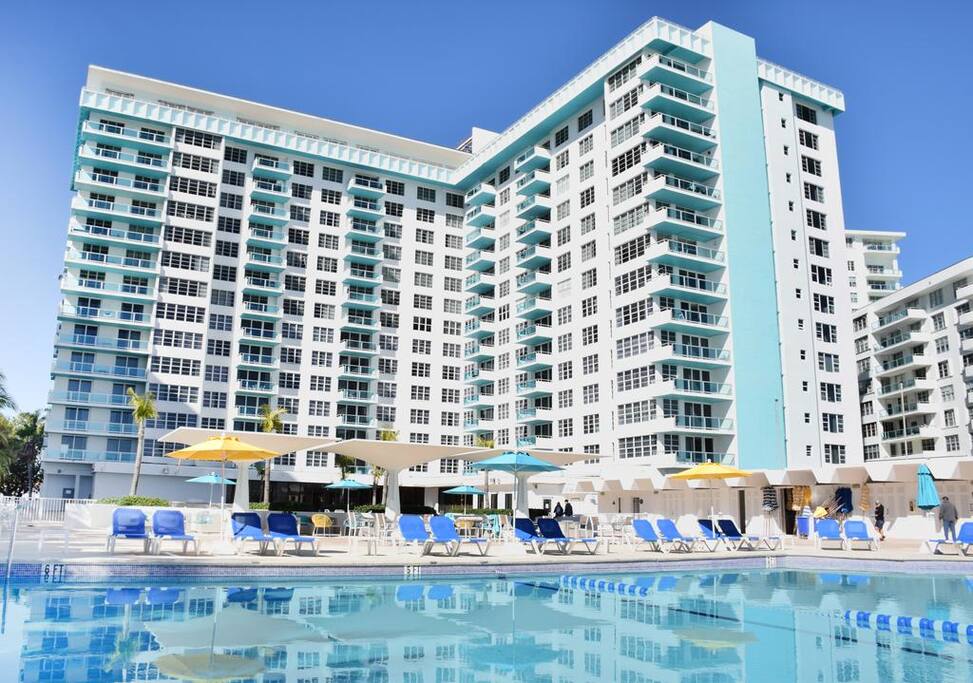 Pool and Building