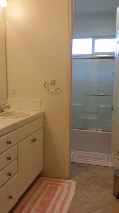 Private use of the bathroom.