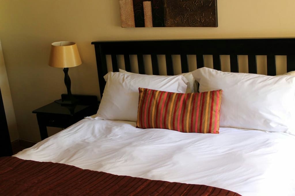 One of the bedrooms.