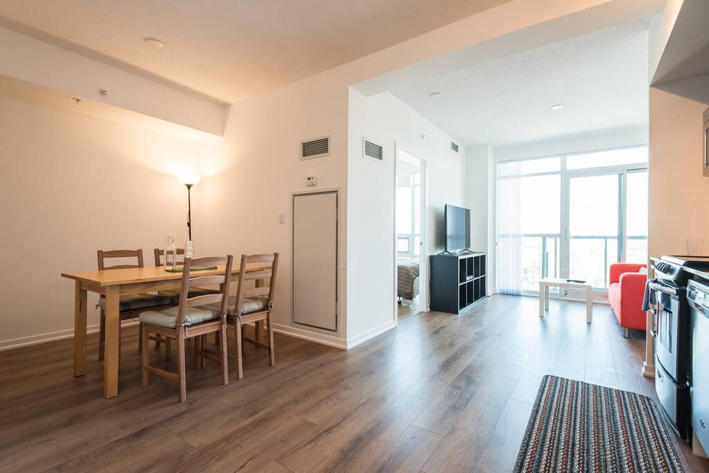 Open Concept Kitchen and Living Room