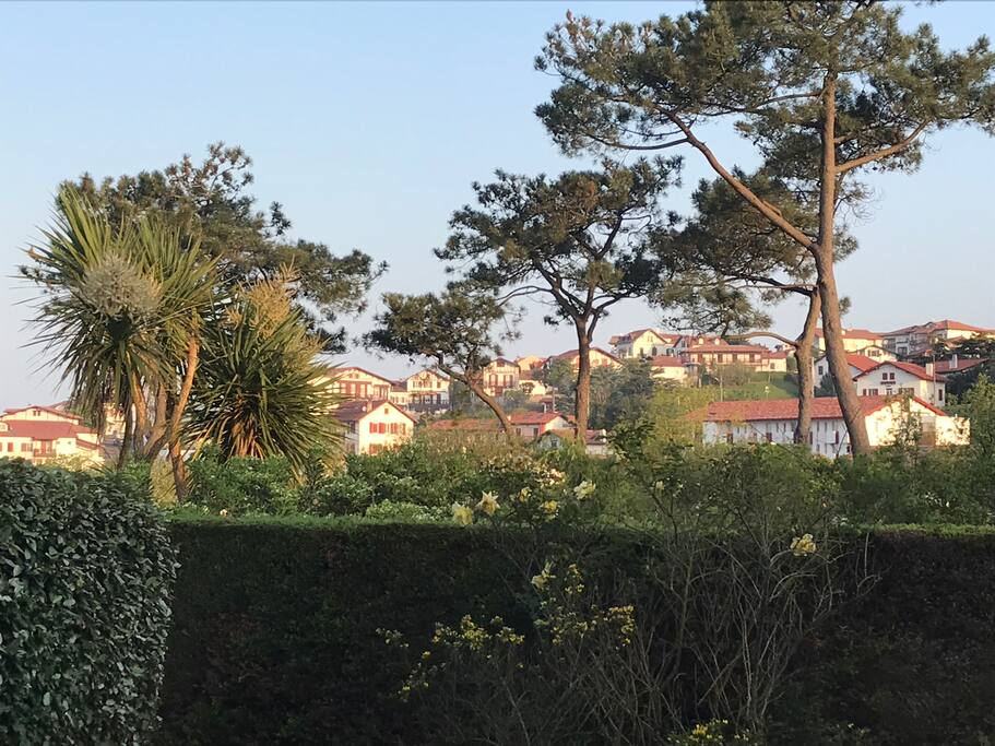 Vue de l’appartement sur Bidart