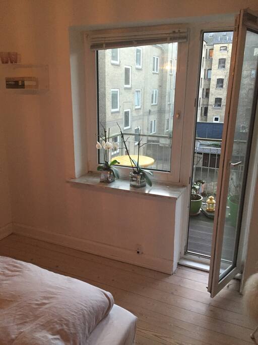 The balcony - in continuation of the bedroom