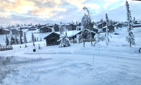 Great new cabin at Kvitfjell with ski in/ski out.